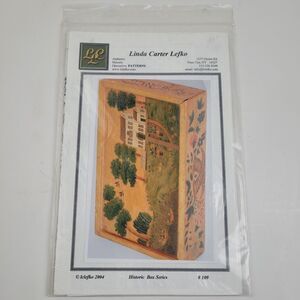 Linda Carter Lefko decorative folk art pattern #109, Historic Box Series